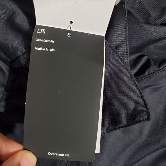 Nike Womens Sz M Sportswear Essentials M65 Jacket Over Size Black DD5985-010 NWT - Picture 11 of 13